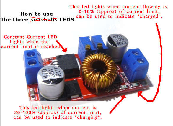 Constant Current/Voltage Step Down DC-DC Converter, 7-32v In, 2-30v Out, 20W+