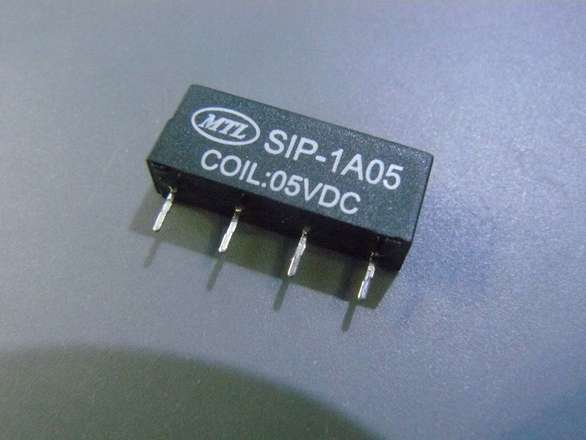 Reed Relay, 5v Coil, 1A Max, SIP-1A05
