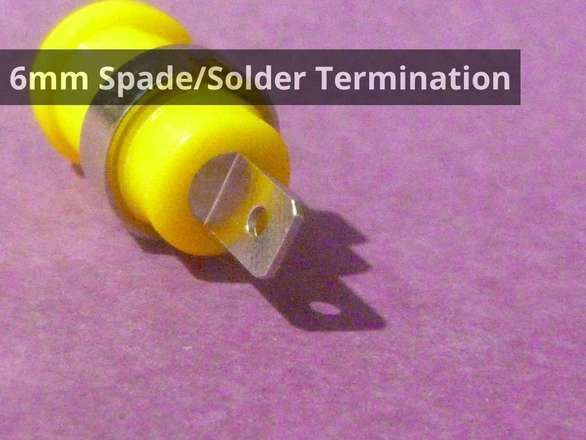 6mm Spade/Solder Termination