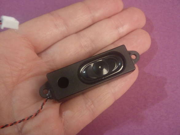 Small Speaker - 8 Ohm 2 Watt Plastic Cased 53 x 18 x 15mm