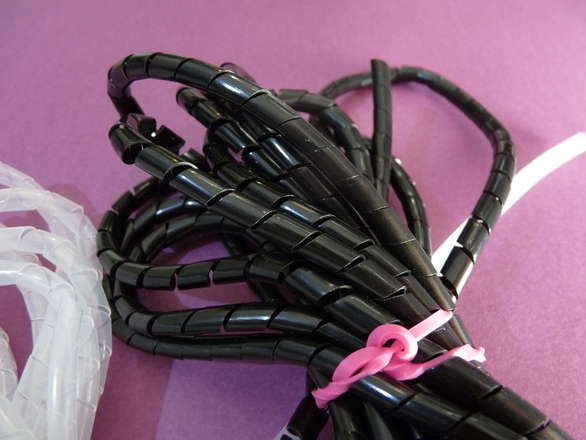 Spiral Cable Wrap, 4 Meters, 6mm Diameter
