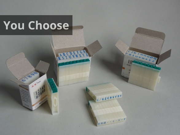 CLEARANCE DIY Stamps - Alphabet Number Symbol, You Choose