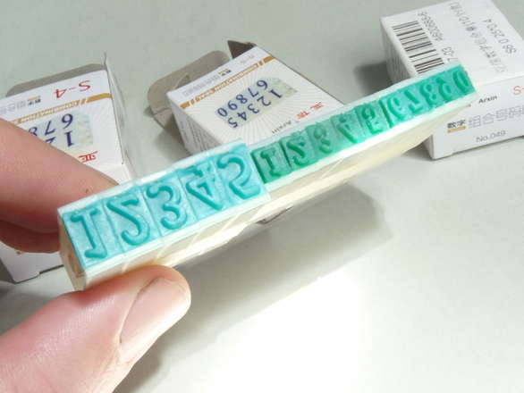 CLEARANCE DIY Stamps - Alphabet Number Symbol, You Choose