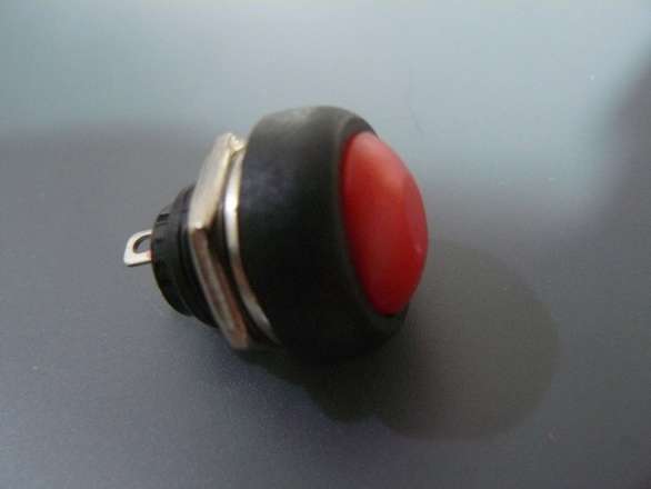 Momentary Push Button Switch, 12mm Hole Size