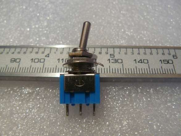 Small Panel Mount Toggle Switch 6mm Thread