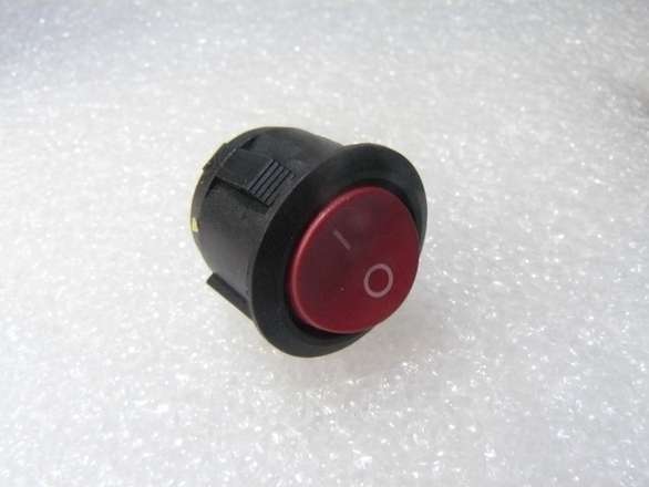 On/Off Switch (Rocker) Panel Mount Round