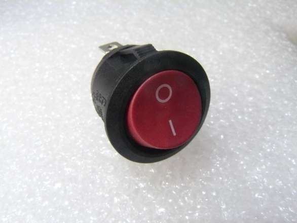 On/Off Switch (Rocker) Panel Mount Round