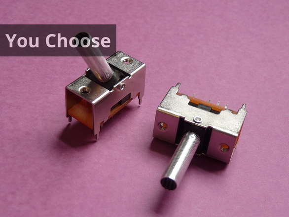 Vintage Style Panel Mount Toggle Switch You Choose DP3T or DPDT 