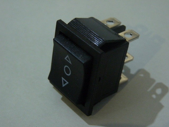 Up/Down Momentary Rocker Switch Panel Mount DPDT