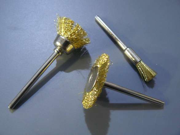Rotary Tool Fit Dremel Brass Wire Brush, You Choose Type