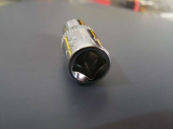 5.5mm Socket 1/4" Hex 6 Point suits M3 nut/bolt