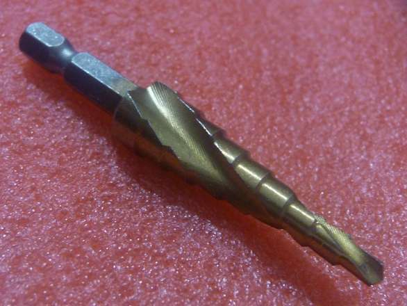 Step Drill 4-12mm Spiral with Hex Shank
