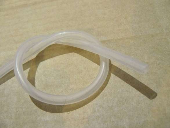 Silicone Tubing, 3mm ID (easy stretch to 5mm), 5mm OD - Soft Flexible - Per 50cm
