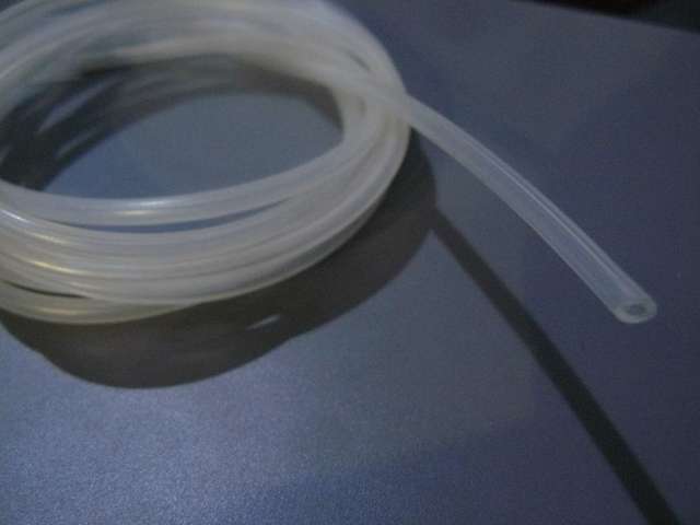 Silicone Tubing, 1.5mm ID (stretches to 3mm), 3mm OD - Soft Flexible - Per 50cm