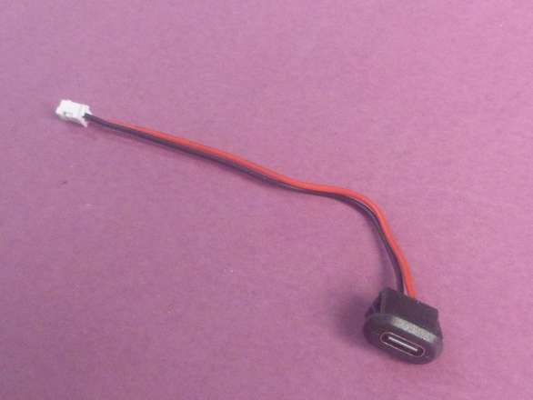 USB Socket Type-C Panel Mount - 2 Wire