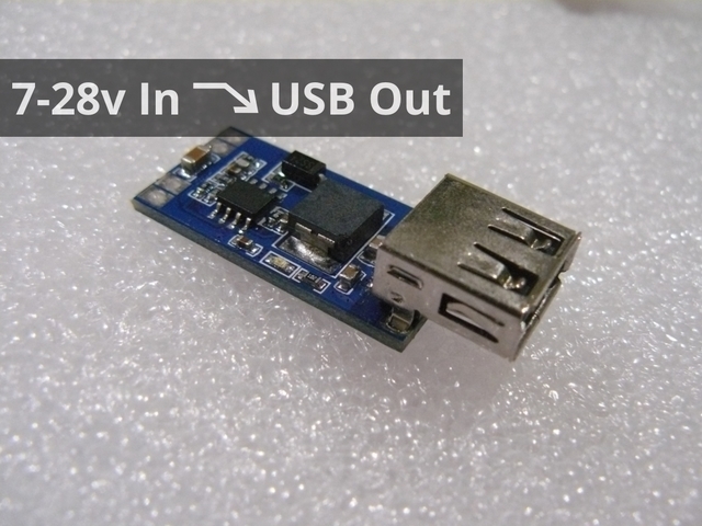 7-28v to 5v DC-DC Step Down Converter, 1500mA