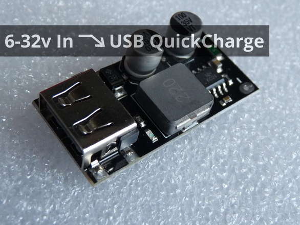 6-32v to Quick Charge Output USB DC-DC Step Down Converter