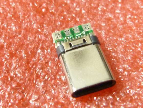 USB Type-C Male Solderable Bare UFP (Device End) USB-2.0 Plug