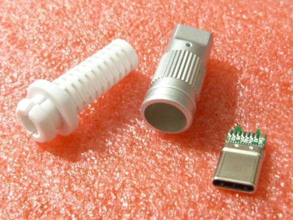 USB Type-C Male Solderable (but a bit challenging) Plug