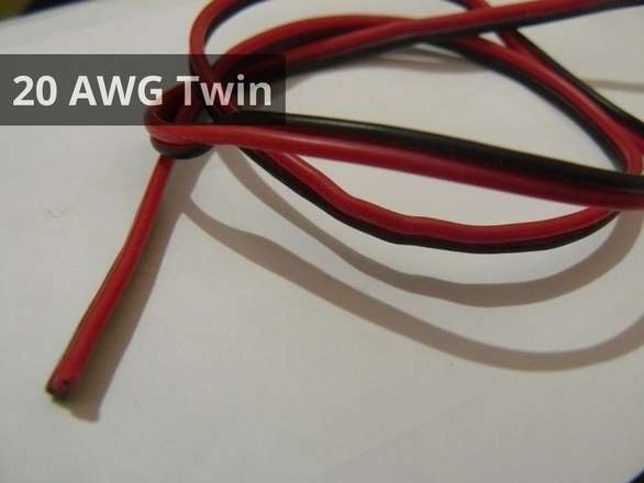 Twin Silicone Wire 20AWG Per 50cm Super Flexible