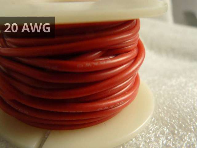Red Silicone Wire 20AWG Per 50cm Super Flexible