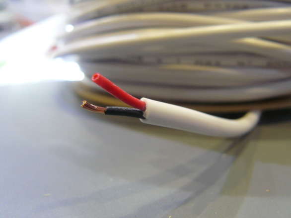 Twin Core Wire Double Insulated Cable 20AWG Per 50cm 