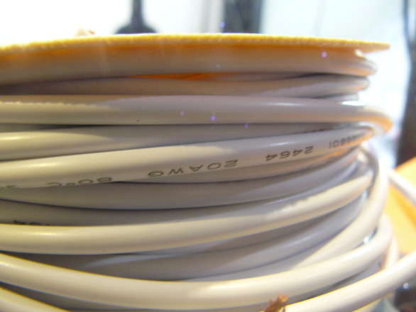 Twin Core Wire Double Insulated Cable 20AWG Per 50cm 