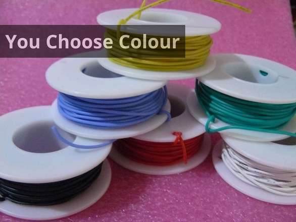 Silicone Wire 30AWG Per 50cm Super Flexible, You Choose Colour