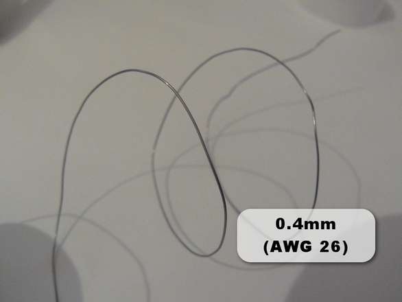 Nichrome/Kanthal Wire, 0.4mm AWG 26, Per 50cm