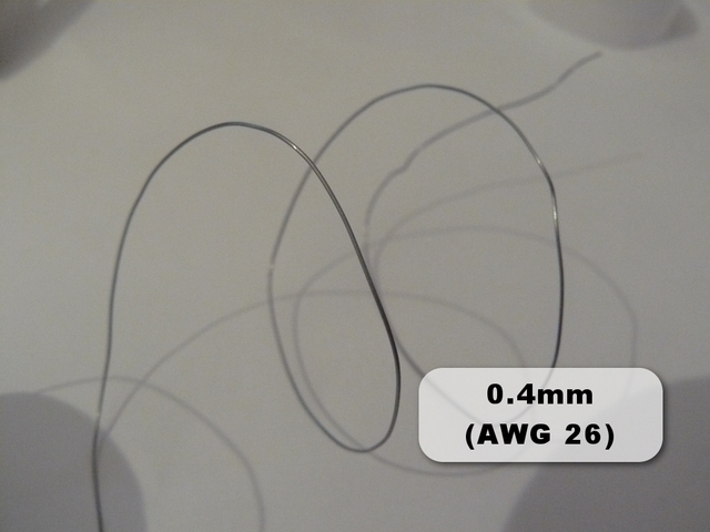 Nichrome/Kanthal Wire, 0.4mm AWG 26, Per 50cm