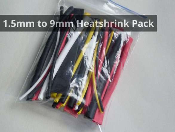 Assortment of Heat Shrink Tube - Actually Useful Sizes - 4.8 Meters Total