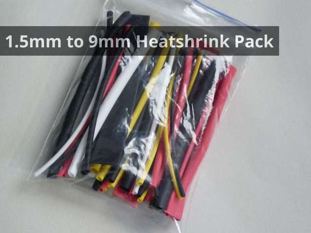 Assortment of Heat Shrink Tube - Actually Useful Sizes - 4.8 Meters Total