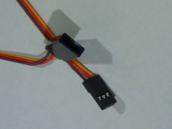 Servo Extension Wire, Brown Red Orange BRO, You Choose Length, 22/26 AWG