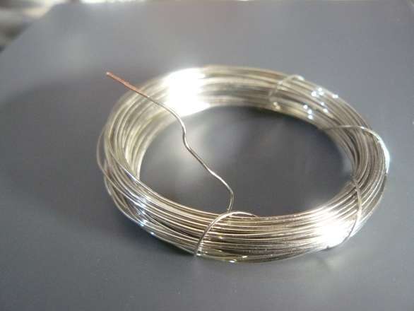 Solid Tinned Copper Bus Wire 0.6mm, 10 Meters/Roll