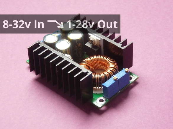 CC/CV Step Down Converter - High Power - 8-32v In, 1-28v Out