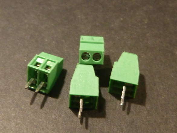 Screw Terminals 2.54mm - You Choose Size, 4/Pack