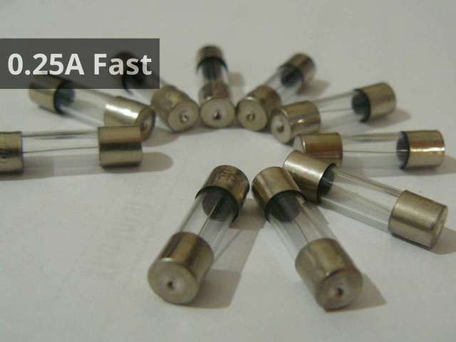 0.25A (250mA) F0.25AL250V 5x20 Fuses - You Choose Value - 10/Pack