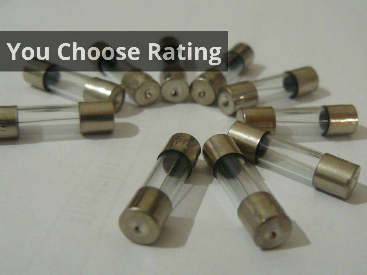 5x20 Fuses You Choose Value 10/Pack Buy Fuses & Holders Gogo