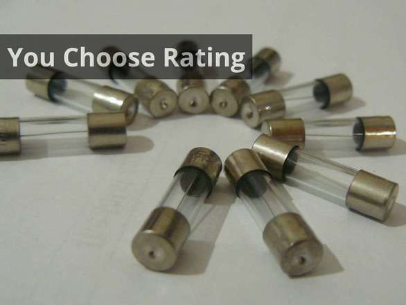 5x20 Fuses - You Choose Value - 10/Pack