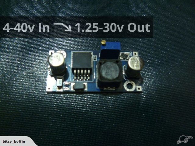 Step Down DC-DC Converter, 4-40v down to 1.25-30v