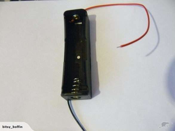 18650 (etc) Lithium Ion Single Cell Holder