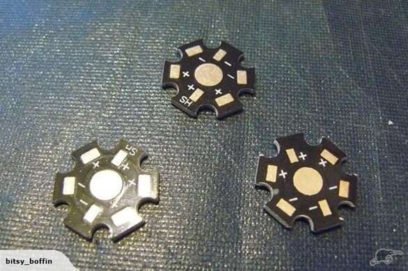 (3 of) Mounting Plate For Single 1 to 3 Watt LED