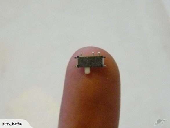 (4 of) Very Miniature Toggle Slide Switch (SMD)