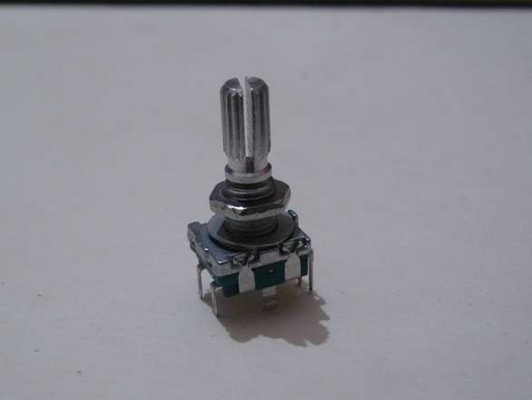 Rotary Encoder with Push Switch - Spline Shaft