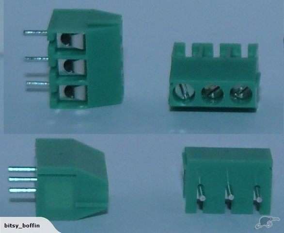 (4 of) 3 pole 3.5mm Screw Terminal