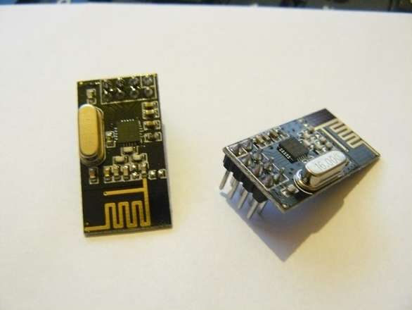 Pair of Wireless Comm Modules For Arduino NRF24L01+