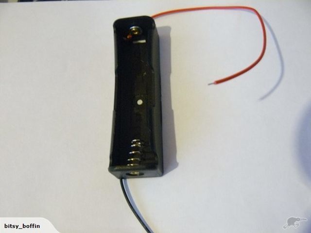 18650 (etc) Lithium Ion Single Cell Holder