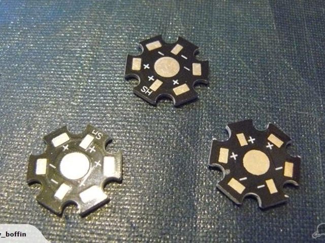 (3 of) Mounting Plate For Single 1 to 3 Watt LED