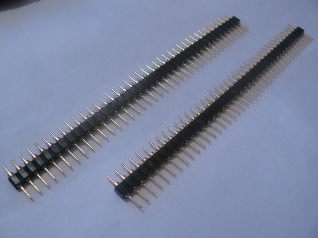 (2 of) 40pin Male Machine Pin Header