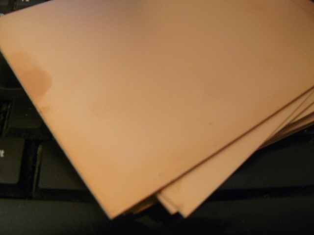Double Sided Blank PCB 7x10cm - FR4 - 0.4mm Very Thin Quarter Thickness PCB